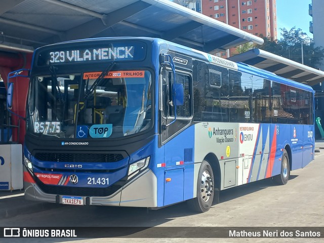 Viação Osasco 21.431 na cidade de São Paulo, São Paulo, Brasil, por Matheus Neri dos Santos. Número da foto: #13081053.