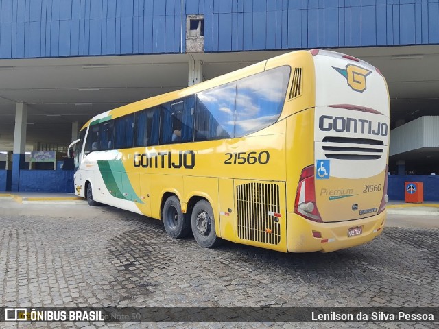 Empresa Gontijo de Transportes 21560 na cidade de Caruaru, Pernambuco, Brasil, por Lenilson da Silva Pessoa. Número da foto: #13083896.