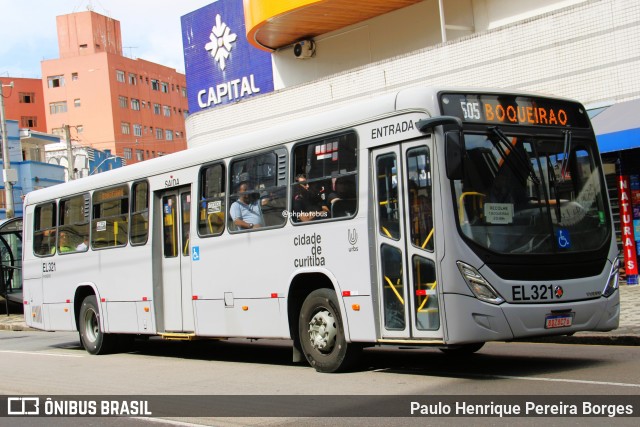 Auto Viação São José dos Pinhais EL321 na cidade de Curitiba, Paraná, Brasil, por Paulo Henrique Pereira Borges. Número da foto: #13082575.