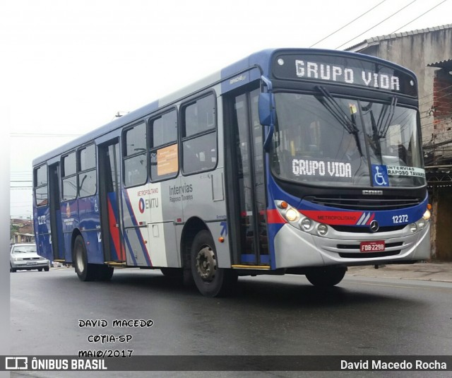 Auto Viação Bragança Metropolitana > Viação Raposo Tavares 12.272 na cidade de Cotia, São Paulo, Brasil, por David Macedo Rocha. Número da foto: #13082552.