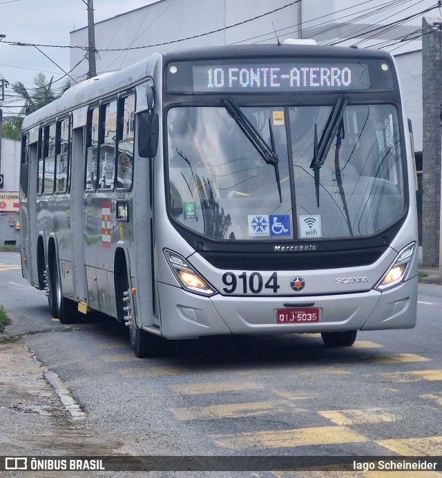 BluMob - Concessionária de Transporte Urbano de Blumenau 9104 na cidade de Blumenau, Santa Catarina, Brasil, por Iago Scheineider. Número da foto: #13081781.