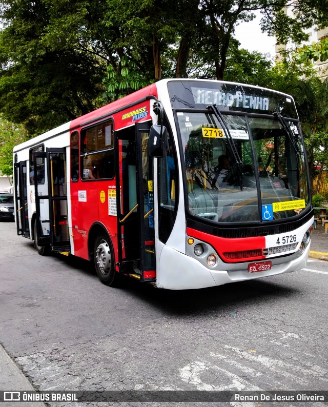 Allibus Transportes 4 5726 na cidade de São Paulo, São Paulo, Brasil, por Renan De Jesus Oliveira. Número da foto: #13080738.