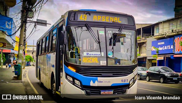 Rosana Transporte e Turismo 9.017 na cidade de São Gonçalo, Rio de Janeiro, Brasil, por Icaro Vicente brandao. Número da foto: #13084352.