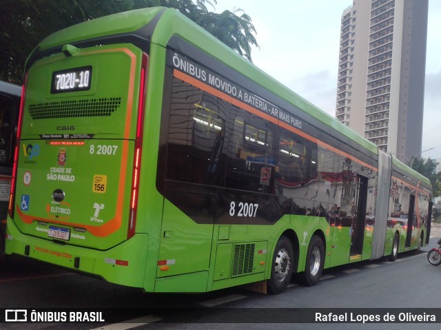 Viação Gato Preto 8 2007 na cidade de São Paulo, São Paulo, Brasil, por Rafael Lopes de Oliveira. Número da foto: #13082108.