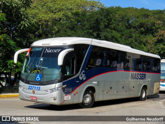 Viação Nasser 227115 na cidade de São Paulo, São Paulo, Brasil, por Guilherme Neudorff. Número da foto: #13082027.