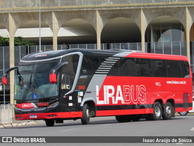 Lirabus 20003 na cidade de Brasília, Distrito Federal, Brasil, por Isaac Araújo de Souza. Número da foto: #13082685.