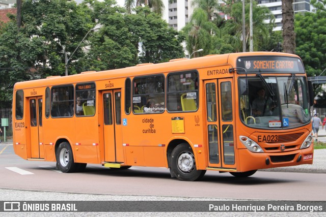 Auto Viação São José dos Pinhais EA023 na cidade de Curitiba, Paraná, Brasil, por Paulo Henrique Pereira Borges. Número da foto: #13082569.