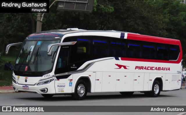 Viação Piracicabana 7254 na cidade de Barueri, São Paulo, Brasil, por Andrey Gustavo. Número da foto: #13081294.