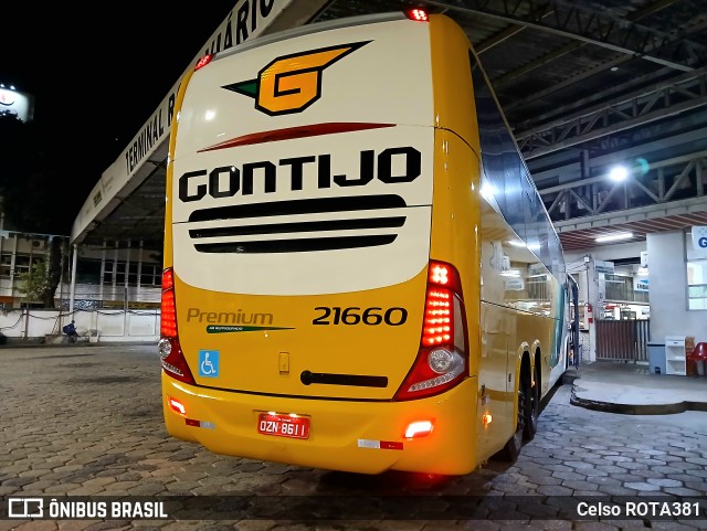 Empresa Gontijo de Transportes 21660 na cidade de Ipatinga, Minas Gerais, Brasil, por Celso ROTA381. Número da foto: #13082493.