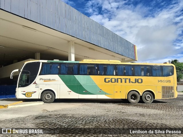 Empresa Gontijo de Transportes 14695 na cidade de Caruaru, Pernambuco, Brasil, por Lenilson da Silva Pessoa. Número da foto: #13083924.