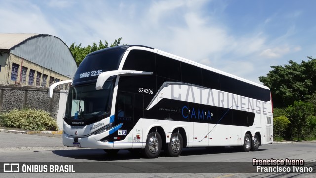 Auto Viação Catarinense 324306 na cidade de São Paulo, São Paulo, Brasil, por Francisco Ivano. Número da foto: #13083903.