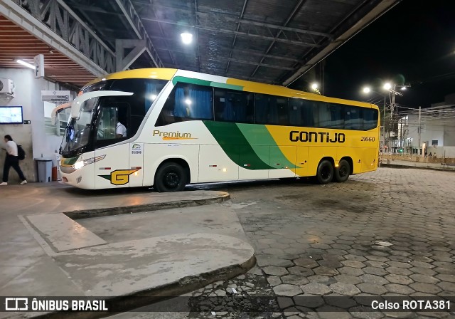 Empresa Gontijo de Transportes 21660 na cidade de Ipatinga, Minas Gerais, Brasil, por Celso ROTA381. Número da foto: #13082453.