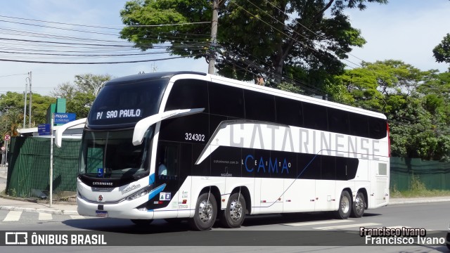 Auto Viação Catarinense 324302 na cidade de São Paulo, São Paulo, Brasil, por Francisco Ivano. Número da foto: #13083892.