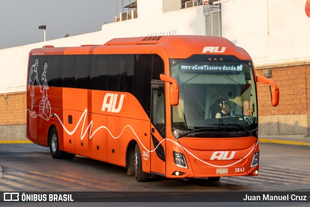 AU - Autobuses Unidos 3843 na cidade de Oaxaca de Juárez, Oaxaca, México, por Juan Manuel Cruz. Número da foto: #13082702.