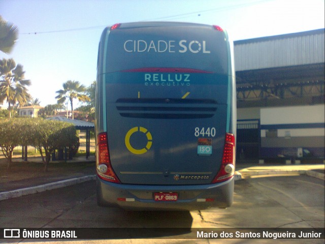 Viação Cidade Sol 8440 na cidade de Piritiba, Bahia, Brasil, por Mario dos Santos Nogueira Junior. Número da foto: #13080954.