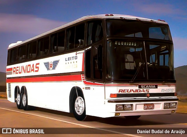 Reunidas Transportes Coletivos 8472 na cidade de Caçador, Santa Catarina, Brasil, por Daniel Budal de Araújo. Número da foto: #13082997.