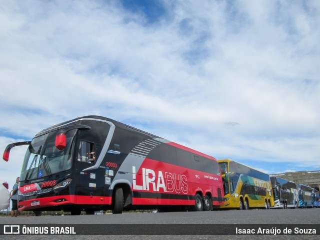 Lirabus 20003 na cidade de Brasília, Distrito Federal, Brasil, por Isaac Araújo de Souza. Número da foto: #13082688.