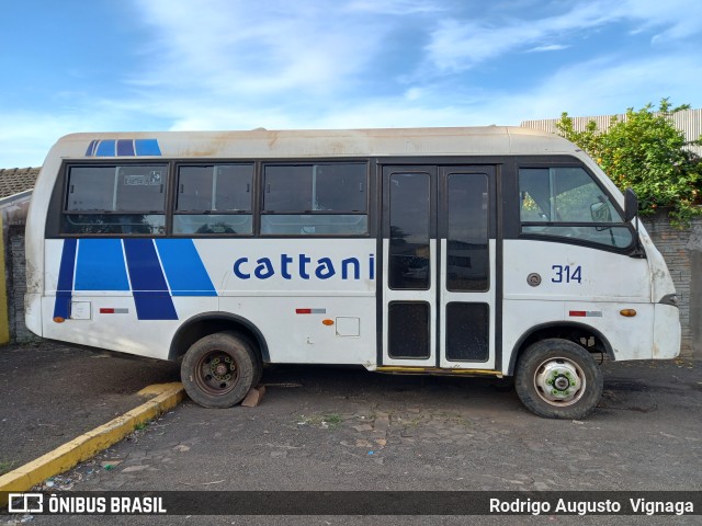 Cattani Transportes e Turismo 314 na cidade de Pato Branco, Paraná, Brasil, por Rodrigo Augusto  Vignaga. Número da foto: #13081612.