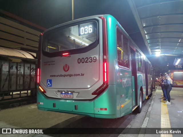 Auto Viação Urubupungá 00239 na cidade de Osasco, São Paulo, Brasil, por Lucas Kevin. Número da foto: #13080770.