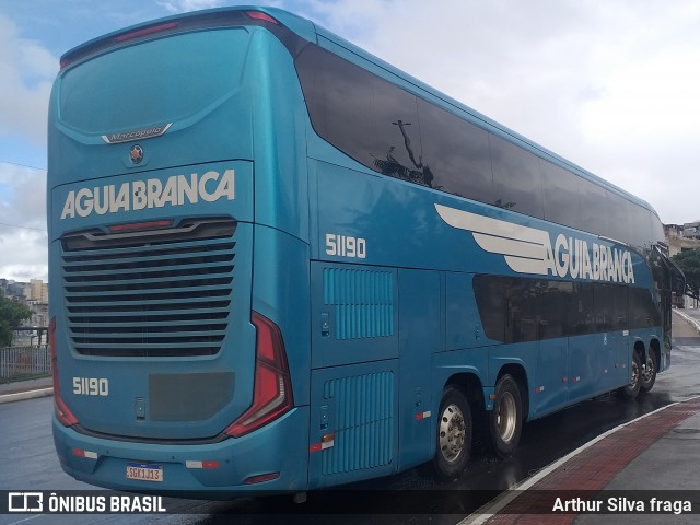 Viação Águia Branca 51190 na cidade de Vitória, Espírito Santo, Brasil, por Arthur Silva fraga. Número da foto: #13080956.