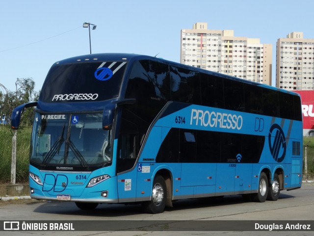 Auto Viação Progresso 6314 na cidade de Natal, Rio Grande do Norte, Brasil, por Douglas Andrez. Número da foto: #13082351.