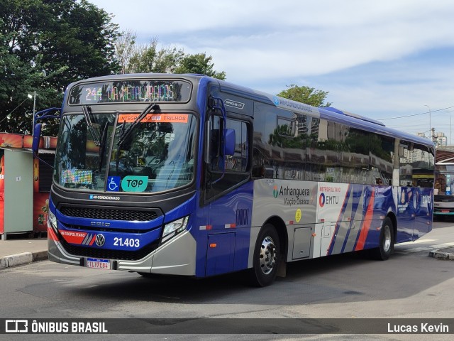 Viação Osasco 21.403 na cidade de Osasco, São Paulo, Brasil, por Lucas Kevin. Número da foto: #13082407.