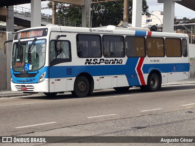 Viação Nossa Senhora da Penha RJ 188.082 na cidade de Nilópolis, Rio de Janeiro, Brasil, por Augusto César. Número da foto: #13083698.