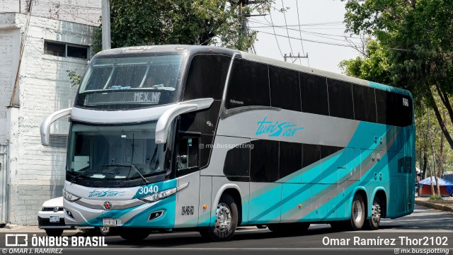 Turistar 3040 na cidade de Gustavo A. Madero, Ciudad de México, México, por Omar Ramírez Thor2102. Número da foto: #13083309.