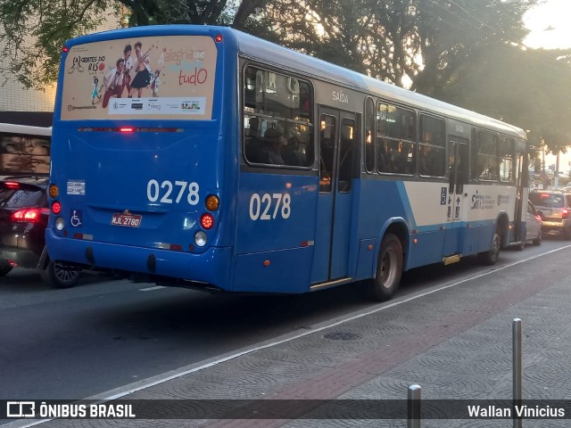 Transol Transportes Coletivos 0278 na cidade de Florianópolis, Santa Catarina, Brasil, por Wallan Vinicius. Número da foto: #13084012.