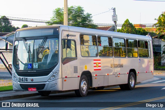 BluMob - Concessionária de Transporte Urbano de Blumenau 9474 na cidade de Blumenau, Santa Catarina, Brasil, por Diego Lip. Número da foto: #13081491.