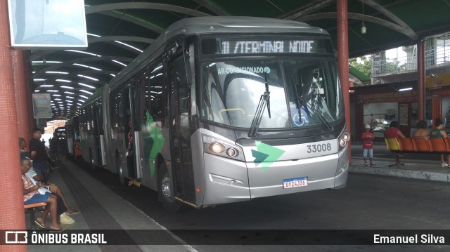 Auto Ônibus São João 33008 na cidade de Feira de Santana, Bahia, Brasil, por Emanuel Silva. Número da foto: #13082164.
