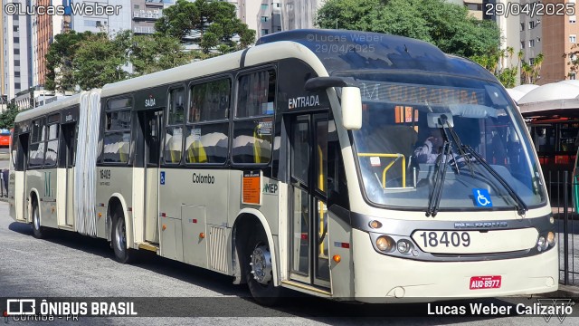 Viação Santo Ângelo 18409 na cidade de Curitiba, Paraná, Brasil, por Lucas Weber Calizario. Número da foto: #13081369.
