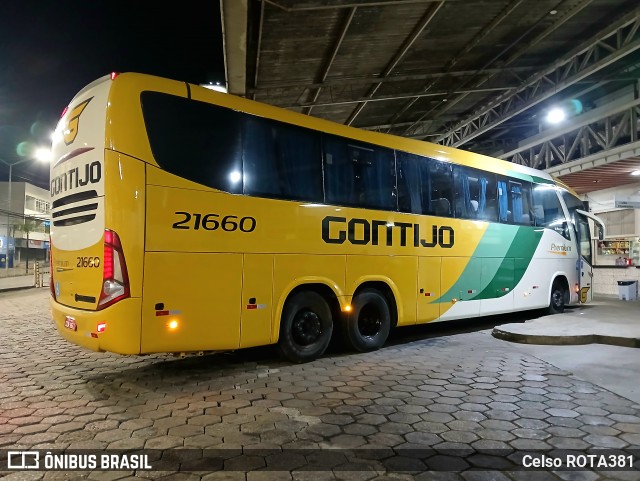 Empresa Gontijo de Transportes 21660 na cidade de Ipatinga, Minas Gerais, Brasil, por Celso ROTA381. Número da foto: #13082482.
