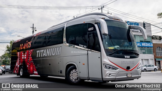 Autobuses Titanium 4850 na cidade de Gustavo A. Madero, Ciudad de México, México, por Omar Ramírez Thor2102. Número da foto: #13083262.
