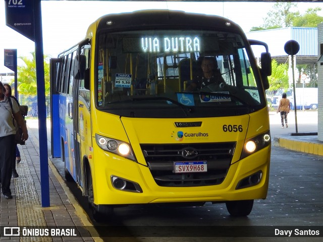 Uni Transportes 6056 na cidade de Guarulhos, São Paulo, Brasil, por Davy Santos. Número da foto: #13082679.