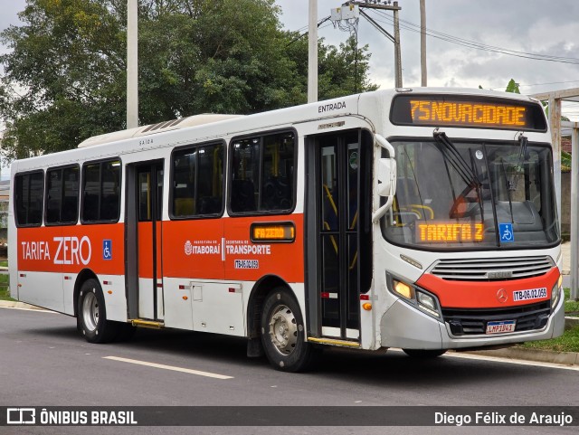 Maravilha Auto Ônibus ITB-06.02.059 na cidade de Itaboraí, Rio de Janeiro, Brasil, por Diego Félix de Araujo. Número da foto: #13082480.