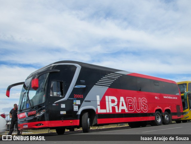 Lirabus 20003 na cidade de Brasília, Distrito Federal, Brasil, por Isaac Araújo de Souza. Número da foto: #13082686.