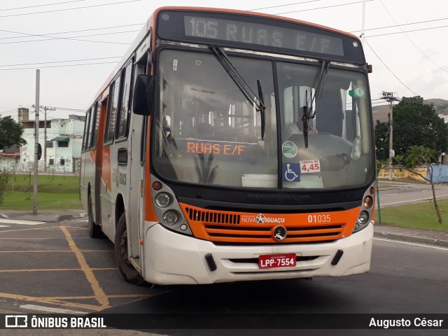 Viação São José A01035 na cidade de Nova Iguaçu, Rio de Janeiro, Brasil, por Augusto César. Número da foto: #13083295.