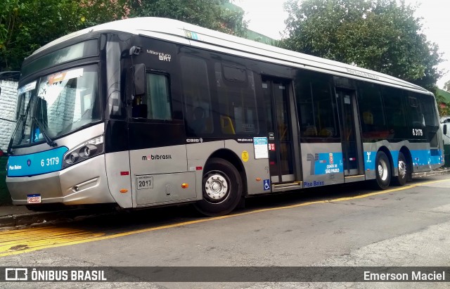 Viação Paratodos > São Jorge > Metropolitana São Paulo > Mobibrasil 6 3179 na cidade de São Paulo, São Paulo, Brasil, por Emerson Maciel. Número da foto: #13081062.