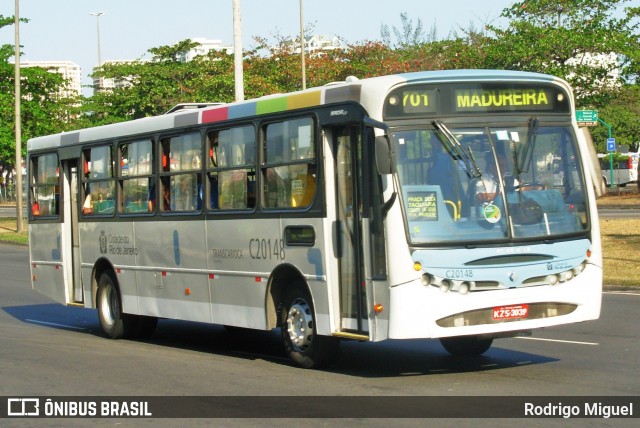 Transportes Litoral Rio C20148 na cidade de Rio de Janeiro, Rio de Janeiro, Brasil, por Rodrigo Miguel. Número da foto: #13082792.