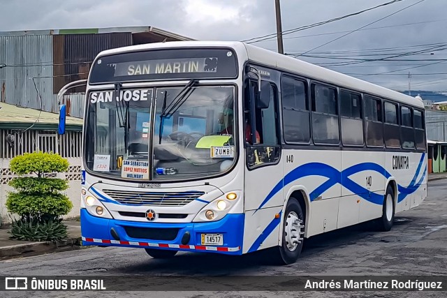 Conatra - Corporacion Nacional de Transporte 140 na cidade de San Sebastián, San José, San José, Costa Rica, por Andrés Martínez Rodríguez. Número da foto: #13083720.