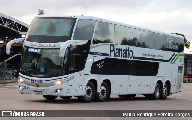 Planalto Transportes 2141 na cidade de Curitiba, Paraná, Brasil, por Paulo Henrique Pereira Borges. Número da foto: #13082623.