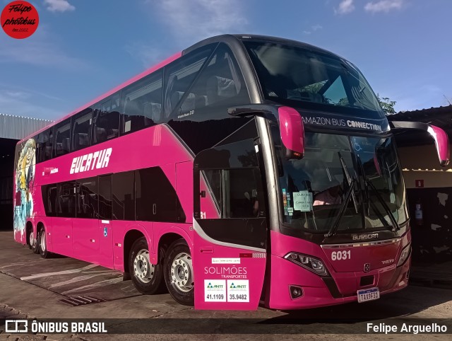 Eucatur - Empresa União Cascavel de Transportes e Turismo 6031 na cidade de Campo Grande, Mato Grosso do Sul, Brasil, por Felipe Arguelho. Número da foto: #13081630.
