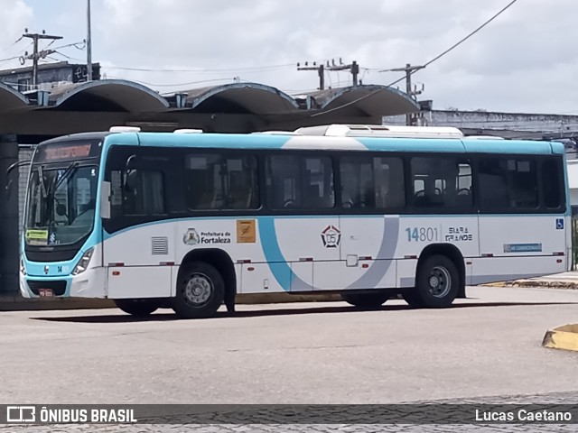 Viação Siará Grande 14801 na cidade de Fortaleza, Ceará, Brasil, por Lucas Caetano. Número da foto: #13082338.