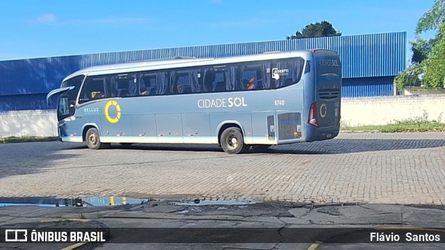 Viação Cidade Sol 8740 na cidade de Cruz das Almas, Bahia, Brasil, por Flávio  Santos. Número da foto: #13083305.
