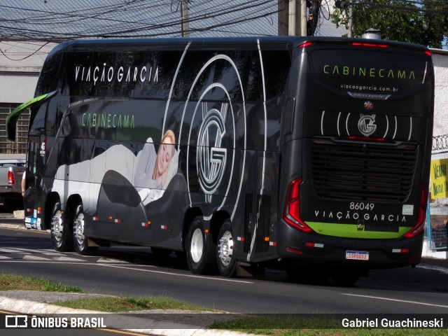 Viação Garcia 86049 na cidade de Ponta Grossa, Paraná, Brasil, por Gabriel Guachineski. Número da foto: #13082630.