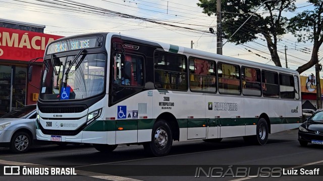 Cidade Verde Transporte Rodoviário 2608 na cidade de Sarandi, Paraná, Brasil, por Luiz Scaff. Número da foto: #13081793.