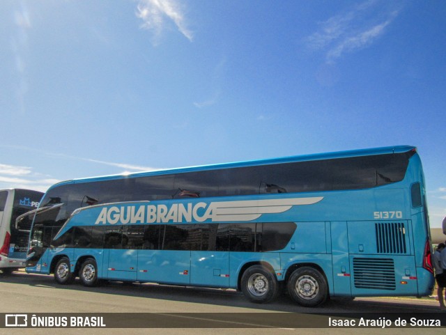 Viação Águia Branca 51370 na cidade de Brasília, Distrito Federal, Brasil, por Isaac Araújo de Souza. Número da foto: #13082134.