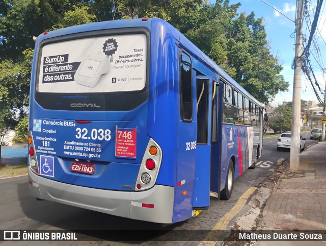 Transportes Capellini 32.038 na cidade de Campinas, São Paulo, Brasil, por Matheus Duarte Souza. Número da foto: #13084287.