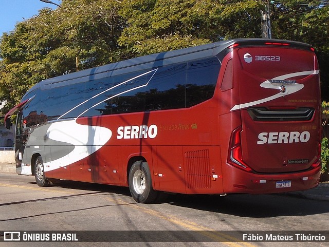 Viação Serro 36523 na cidade de Três Corações, Minas Gerais, Brasil, por Fábio Mateus Tibúrcio. Número da foto: #13080947.